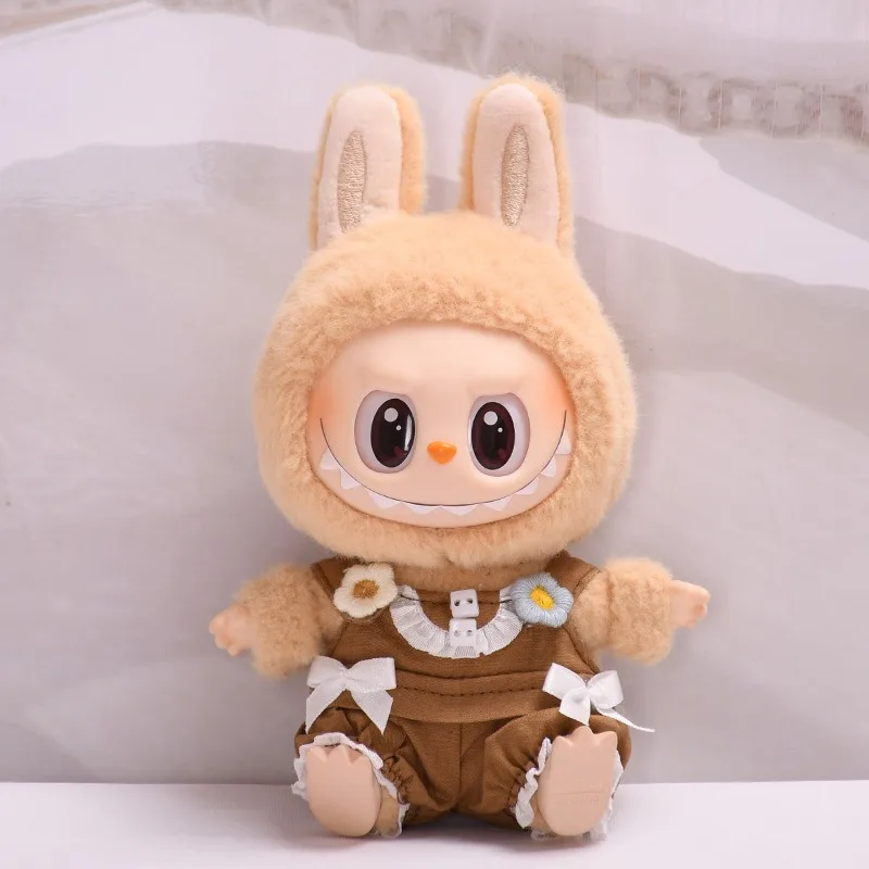 Комбинезон свежего цвета для кукол Labubu возрастной стиль плюшевых друзей