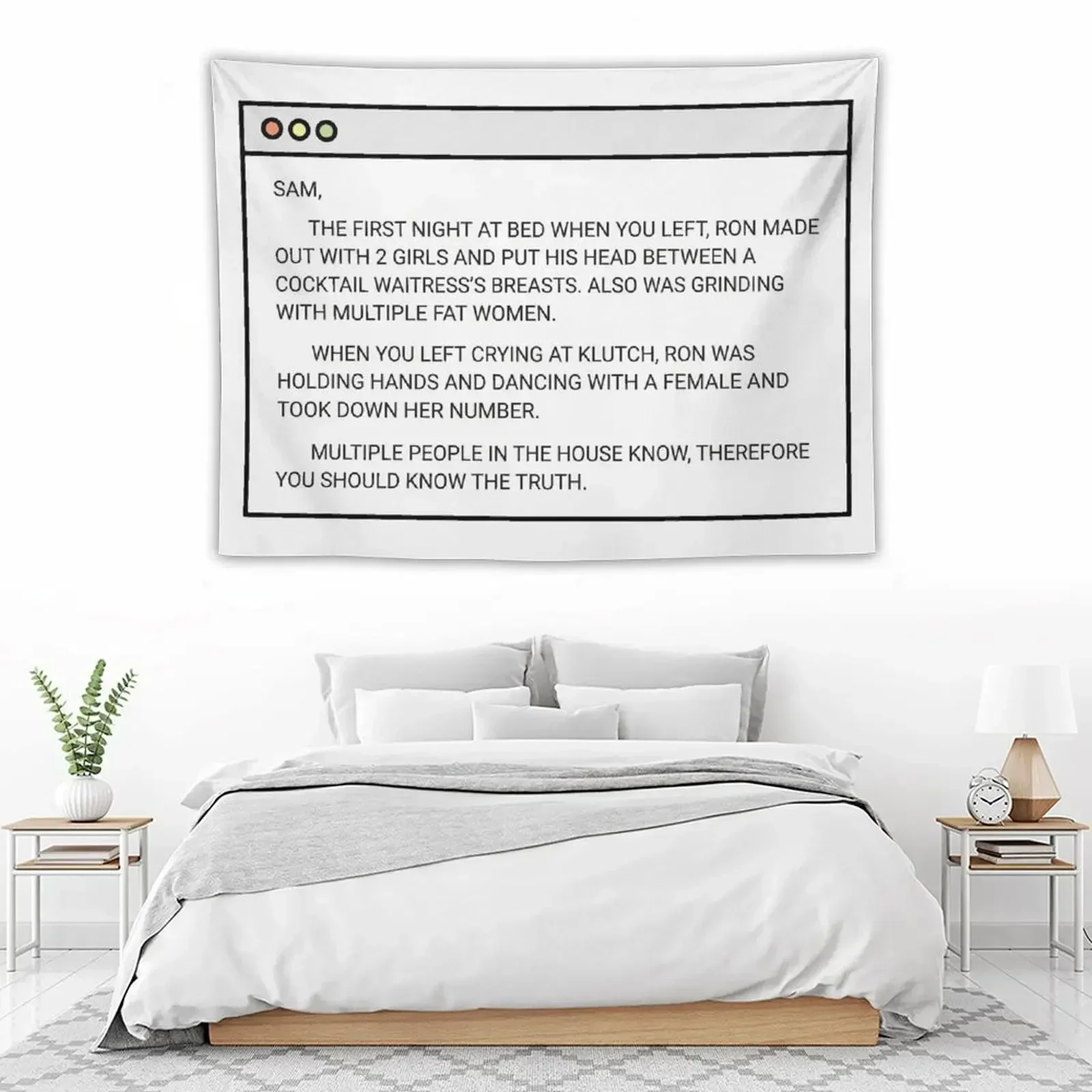 Jwoww и Snooki письмо Sammi гобелен украшение для спальни декоративные настенные фрески