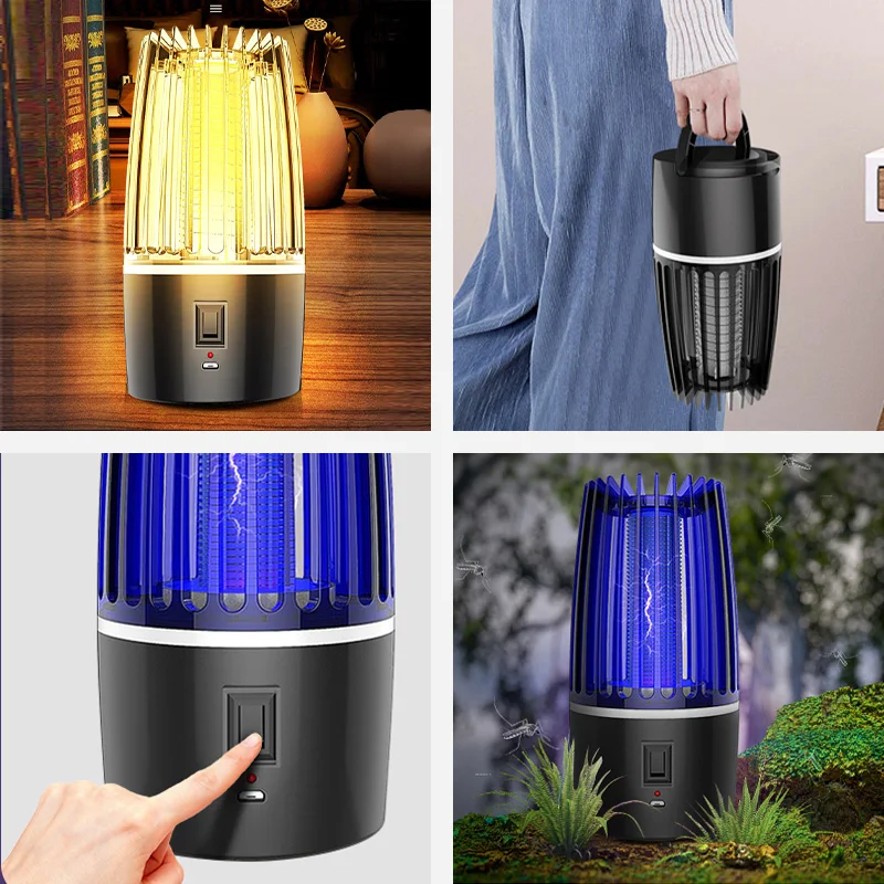 Лампа-ловушка для комаров на 4000 мА · ч с USB-зарядкой