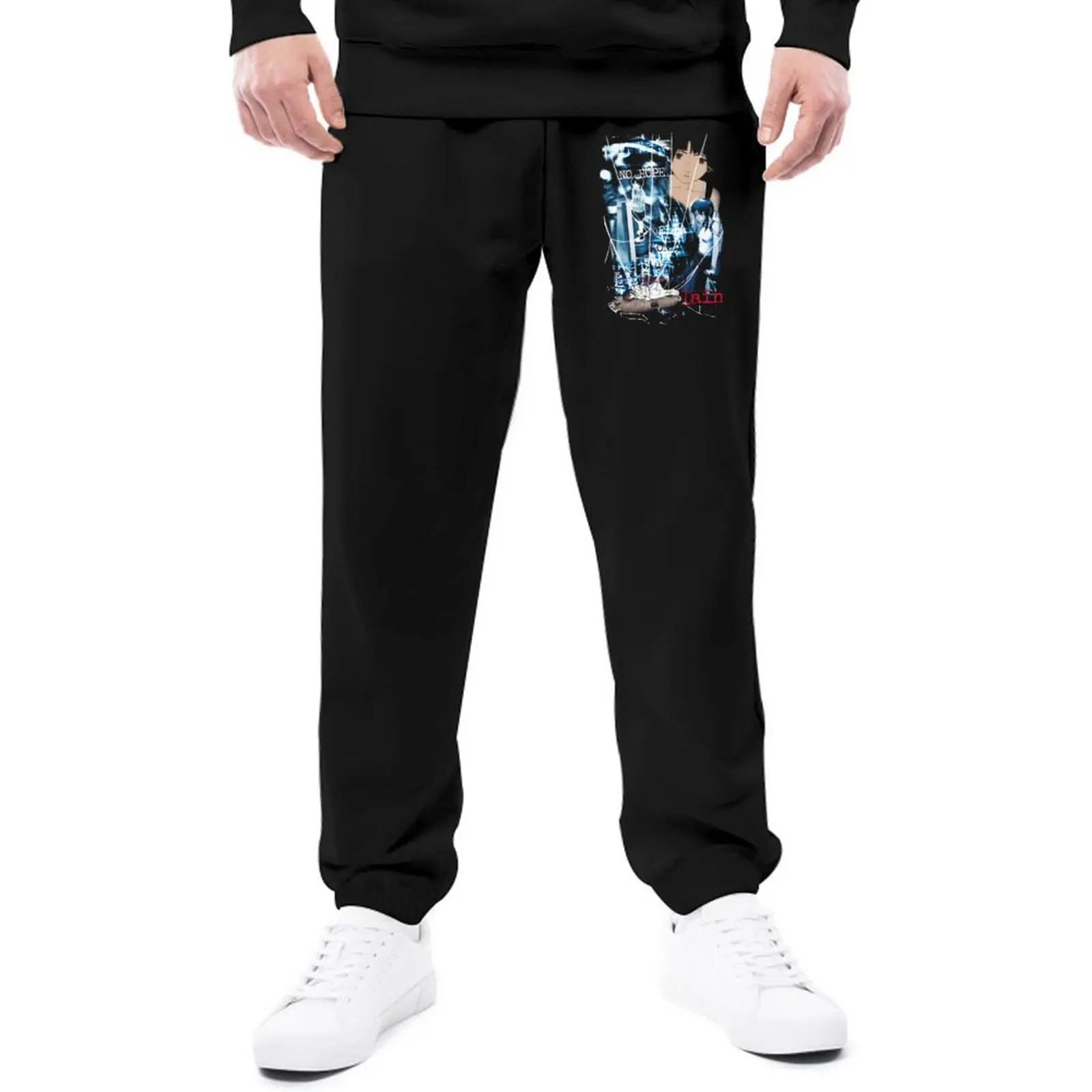 

Эксперименты лийн штаны для бега японское аниме домашние большие спортивные брюки весенние уличные модные спортивные брюки унисекс с прин...