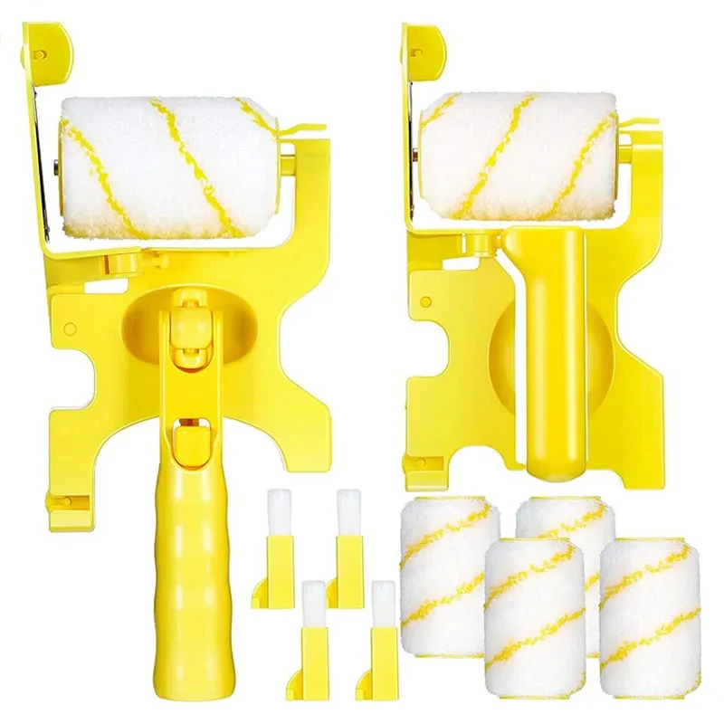 Чистый ролик для покраски кисть ручной с роликом и щеткой окон дома комнаты стен