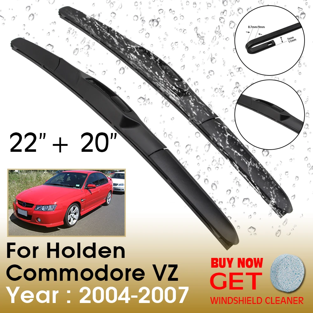 

Car Wiper Blade For Holden Commodore VZ 22"+20" 2004-2007 Front Window Washer Windscreen Windshield Wipers Blades Accessories