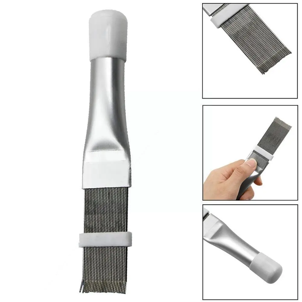 

Steel Fin Comb Brush For Air Blade Conditioner Cleaning Radiator Cooling Tool Straightening U1N8