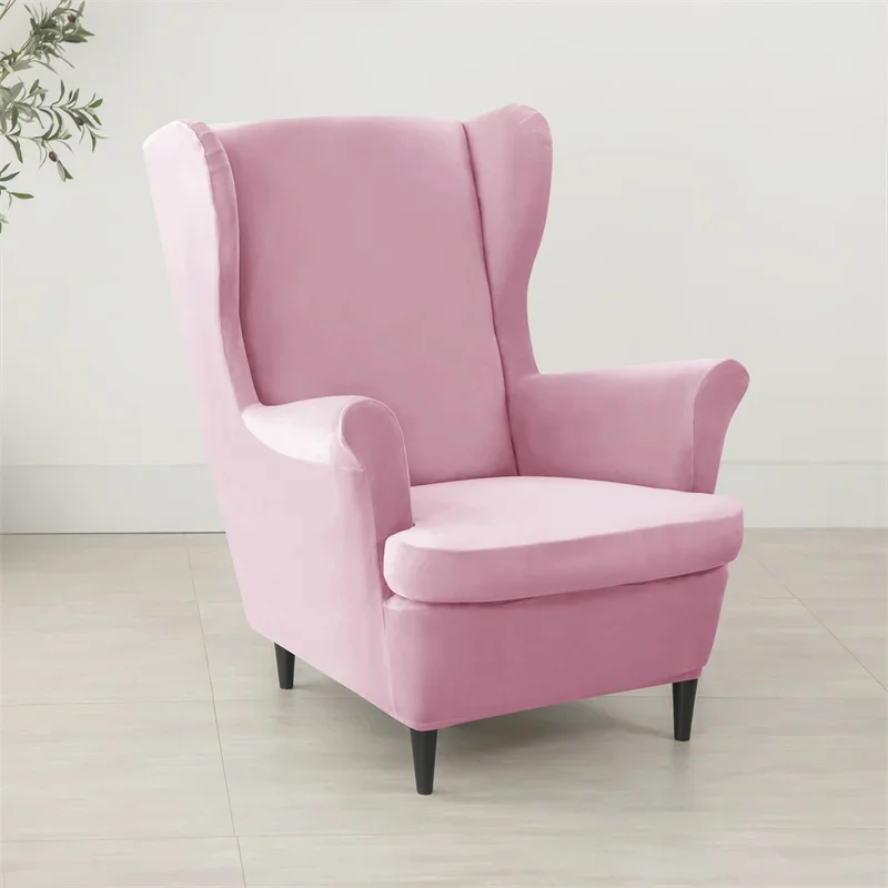 Эластичные Бархатные чехлы на стулья косые спинку кресла съемные диван Чехол