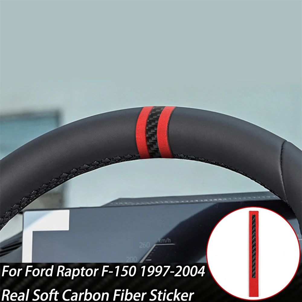 Декоративные накладки на панель рулевого колеса из карбона для Ford Raptor F-150 1997-2004, аксессуары для интерьера автомобиля, наклейки. (art.: 3920d8ffcf659) - 3920d8ffcf659