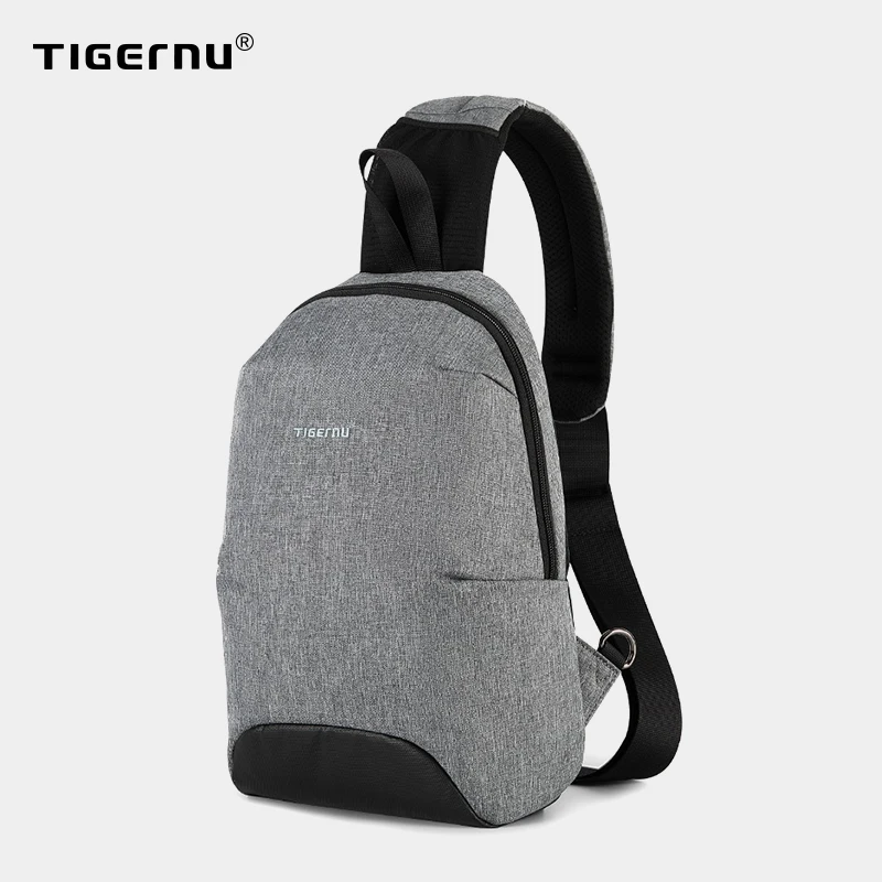 2022 New Tigernu RFID Anti theft Chest Bags Waterproof Men Light Weight Crossbody Bag Male Chest Bag Fashion High Quality Zipper