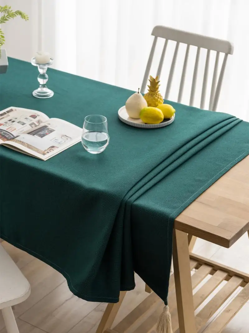 

Pure color cotton and linen cloth art waterproof thickening antependium contracted and contemporary_AN2377