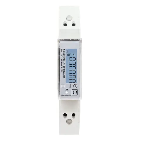 Многофункциональный счетчик часов ватт на DIN-рейку 100A RS485 MODBUS RTU 230 В SDM120 V A PF Гц