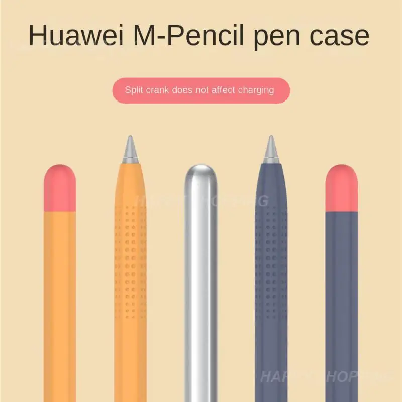 

Pen Case Pencil Orange All-inclusive Protection Charging Without Hindrance Colorful Multicolor Soft Material Protective Case
