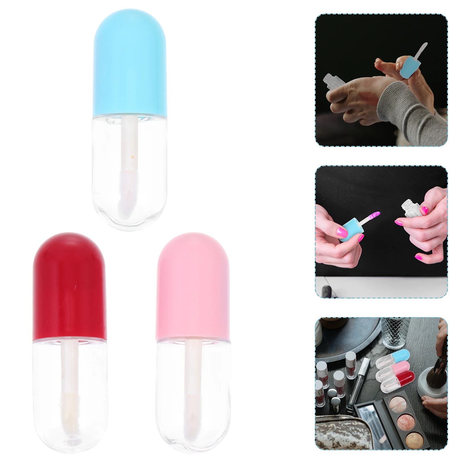 

9 Pcs Portable Convenient Reusable Sealed Lightweight Bottles Holders for Travel
