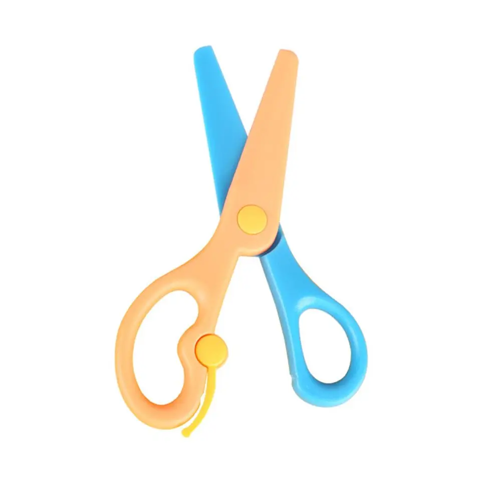 

Office Origami Child Kids Safe Stationery Hand Art Paper Cut Plastic Scissors
