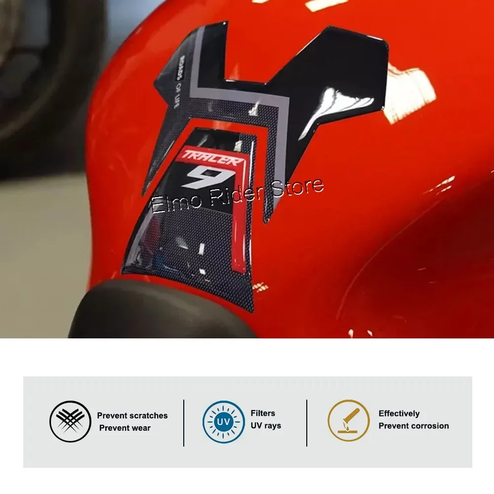 Tracer 9 3D наклейка из эпоксидной смолы для Yamaha 2021-2024 наклейки на бак