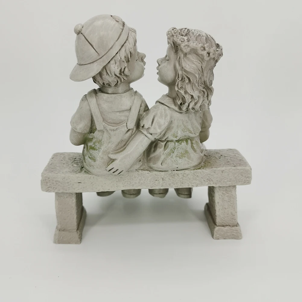 Статуэтка Двор Любовь Открытый Сад Домашний Декор Ремесло Поцелуя Статуя