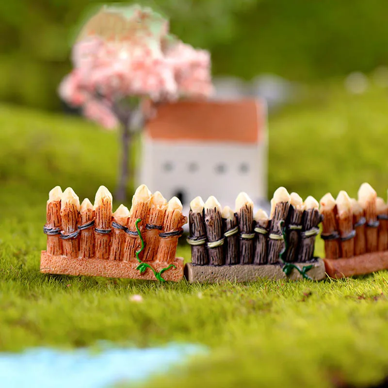 Миниатюрные фигурки животных Медведь Кролик собака маленький домик микро-фея