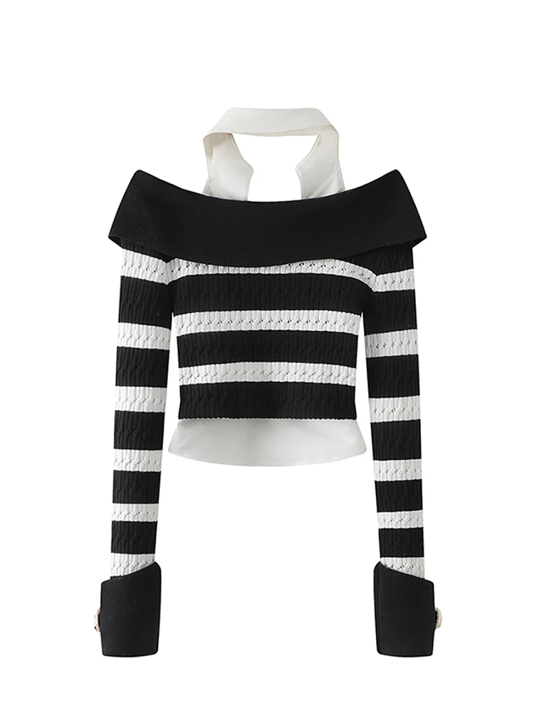 Осень-зима женский топ Shoujo Harajuku свитер темные академические комплекты из двух