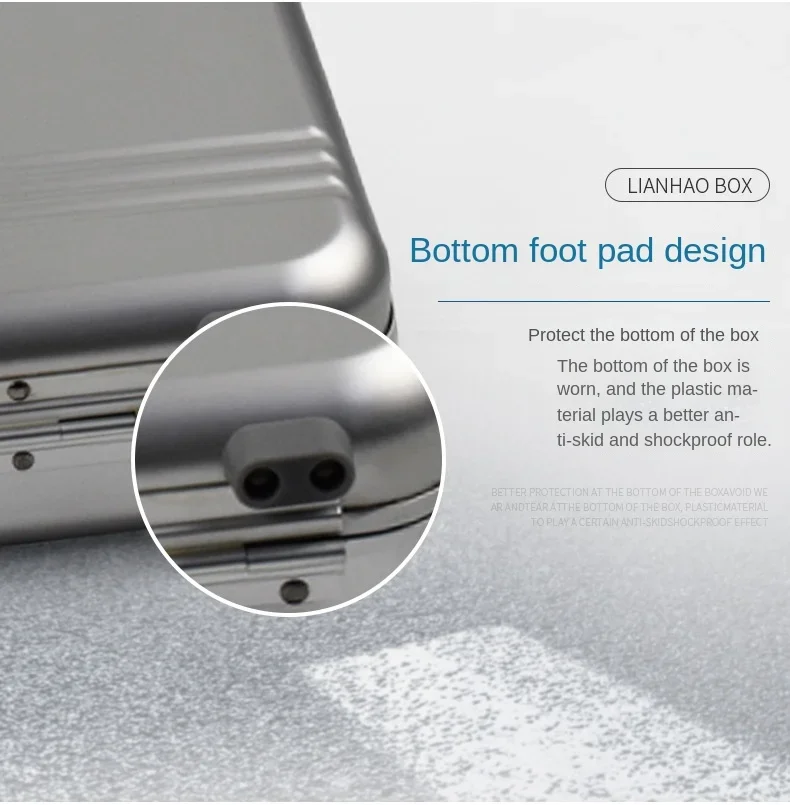 Высококачественный чемодан из алюминиевого сплава коробка для деловых