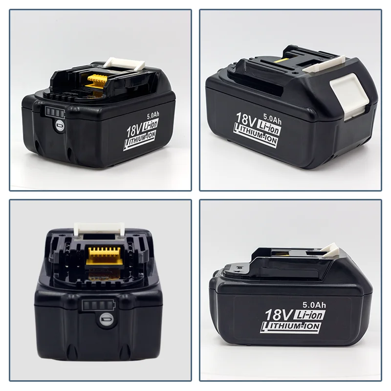 

For Makita18V BL 1840 1850 1860 Lithium-Ion Battery 5.0ah Large Capacity Strong Power With Light Rechargeable