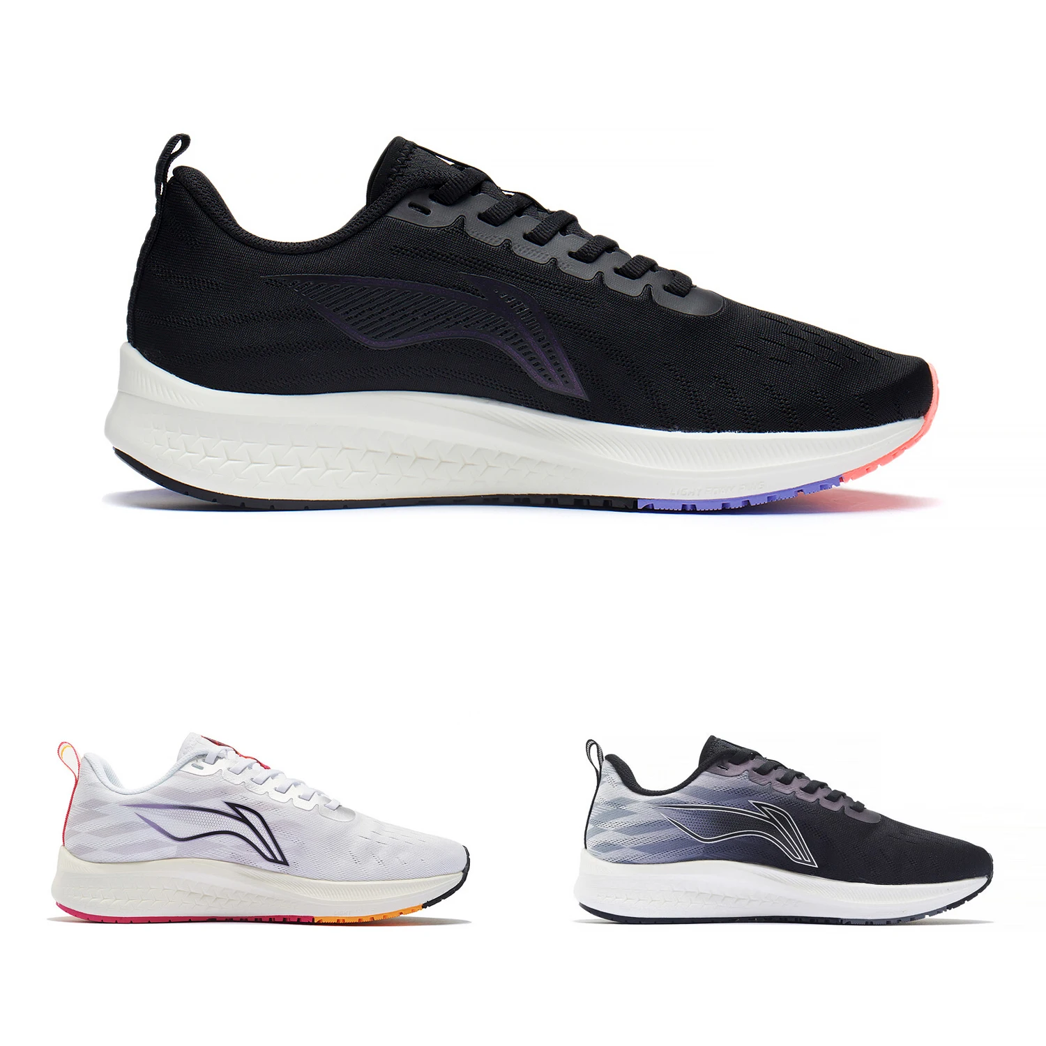 Женские кроссовки для бега Li-Ning спортивная обувь с подкладкой из пенопласта