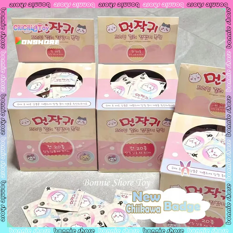 Новые оригинальные аниме-фигурки Chiikawa значок серии слепая коробка милая