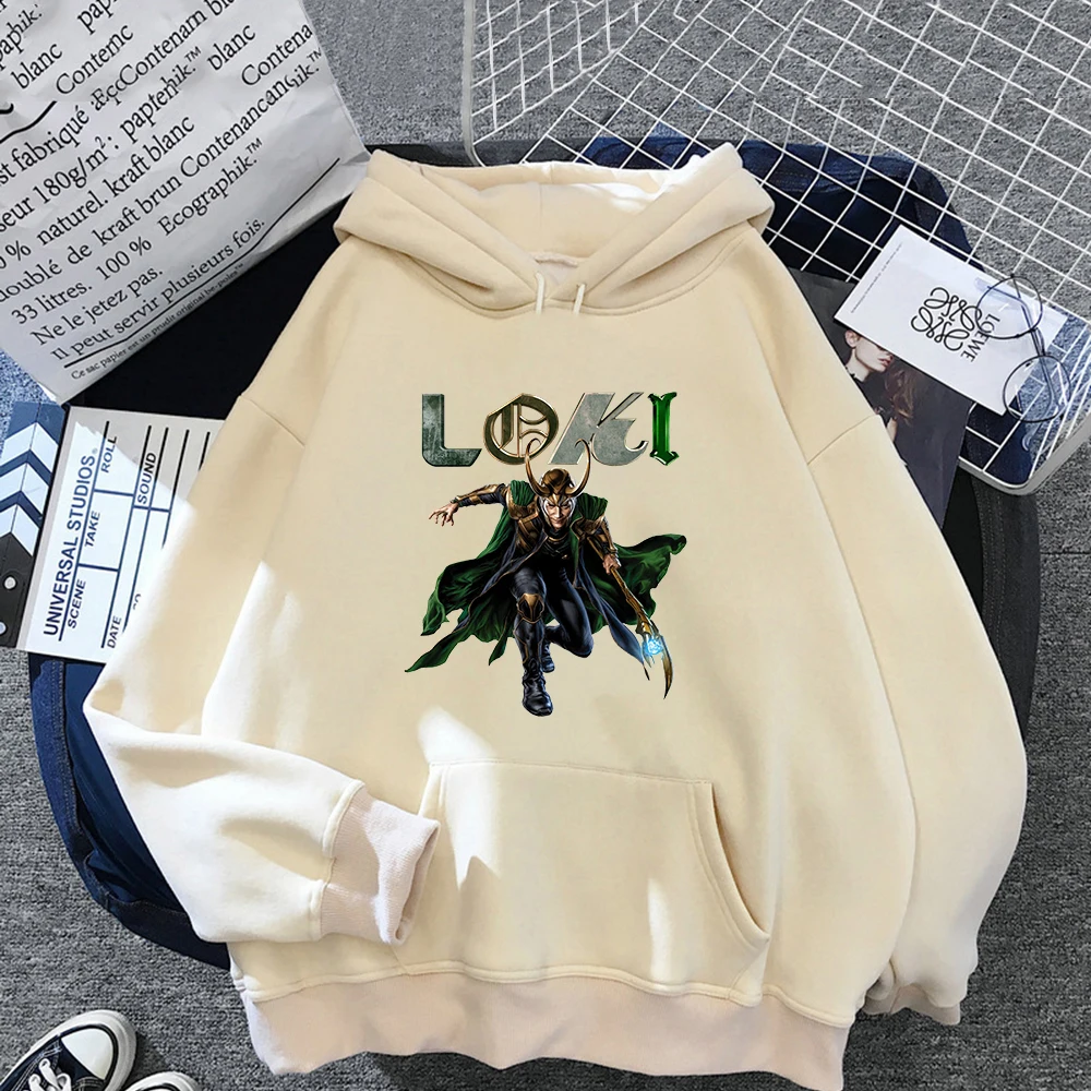 

New Marvel Loki Men Hooded Sweatshirt Hoodie Pullover Casual Clothes The Avengers Super Hero Cartoon Harajuku Winter Warm Male