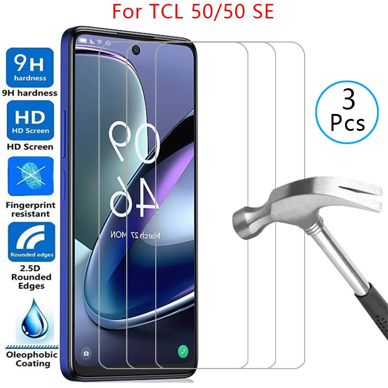 Защита экрана для tcl 50 se 5g защитное закаленное стекло на tcl50 50se tcl50se пленка