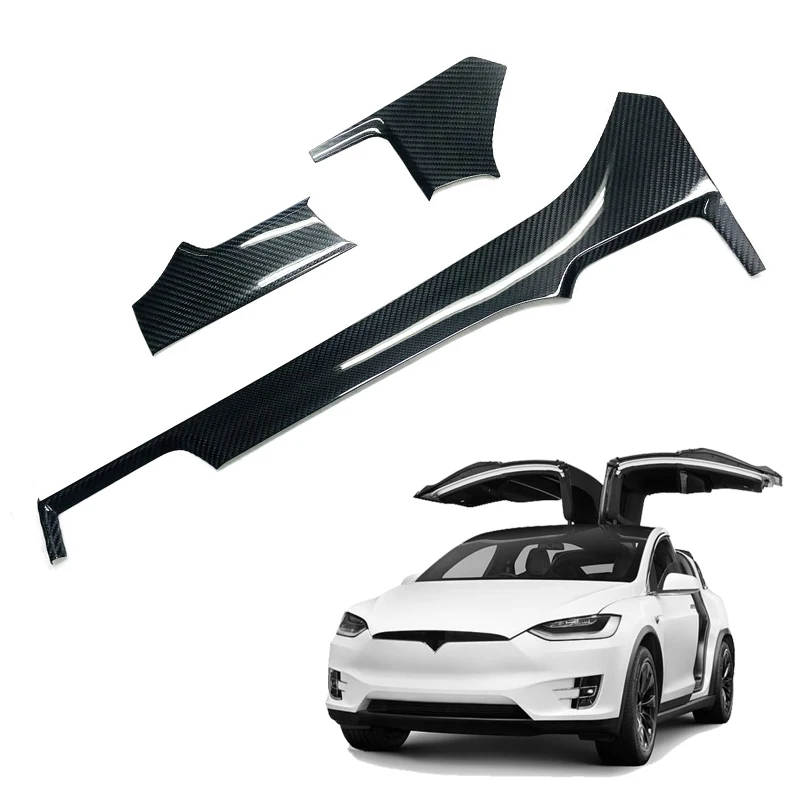 

Car Interior Accessories decoration parts Dashboard Frame Instrument Panel Trim Cover For Model X 2014-2020