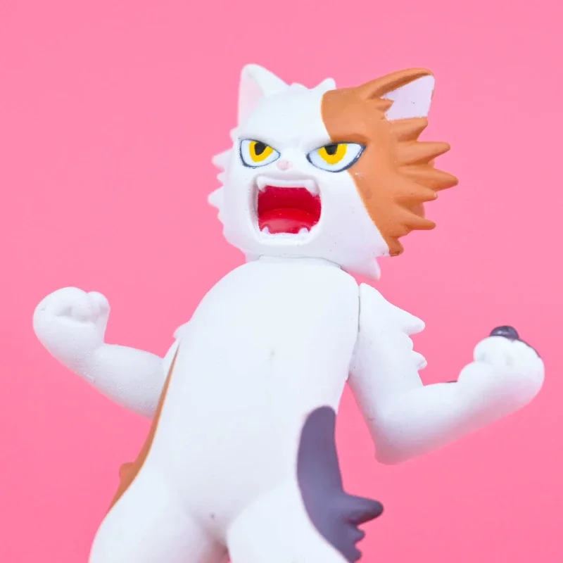 Аниме Super Saiyan Cat Рисунок-Qualia Power Cats Слепая Коробка Коллекционное Украшение Стола