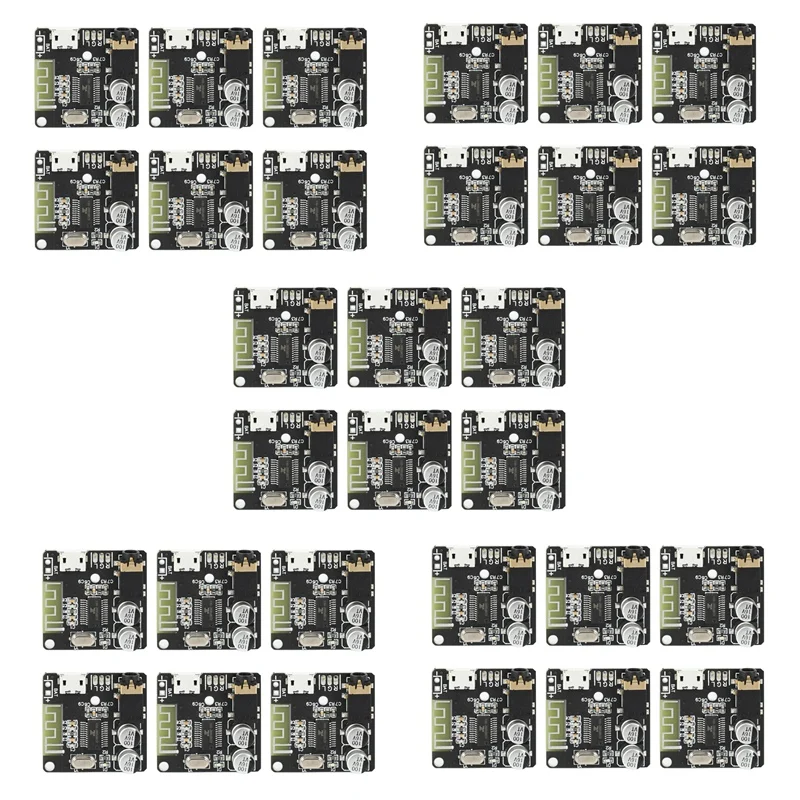 

30Pcs VHM-314 V.20 Bluetooth Audio Receiver Board Bluetooth 5.0 Mp3 Lossless Decoder Board With Lithium Battery Charging