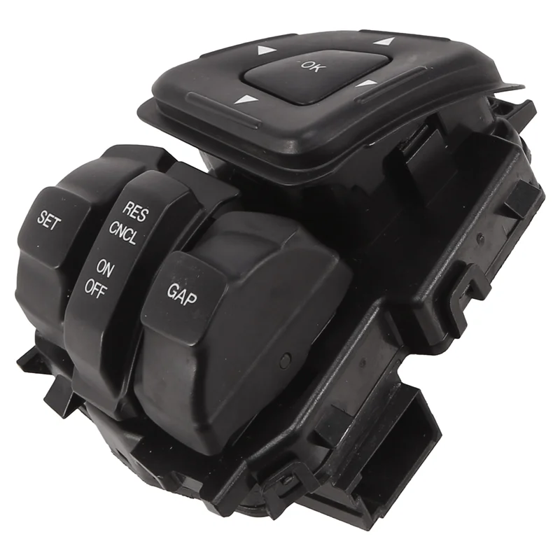 

Left Steering Wheel Cruise Speed Radio Phone Control Switch Multifunction Buttons for Ford Edge Explorer High Version