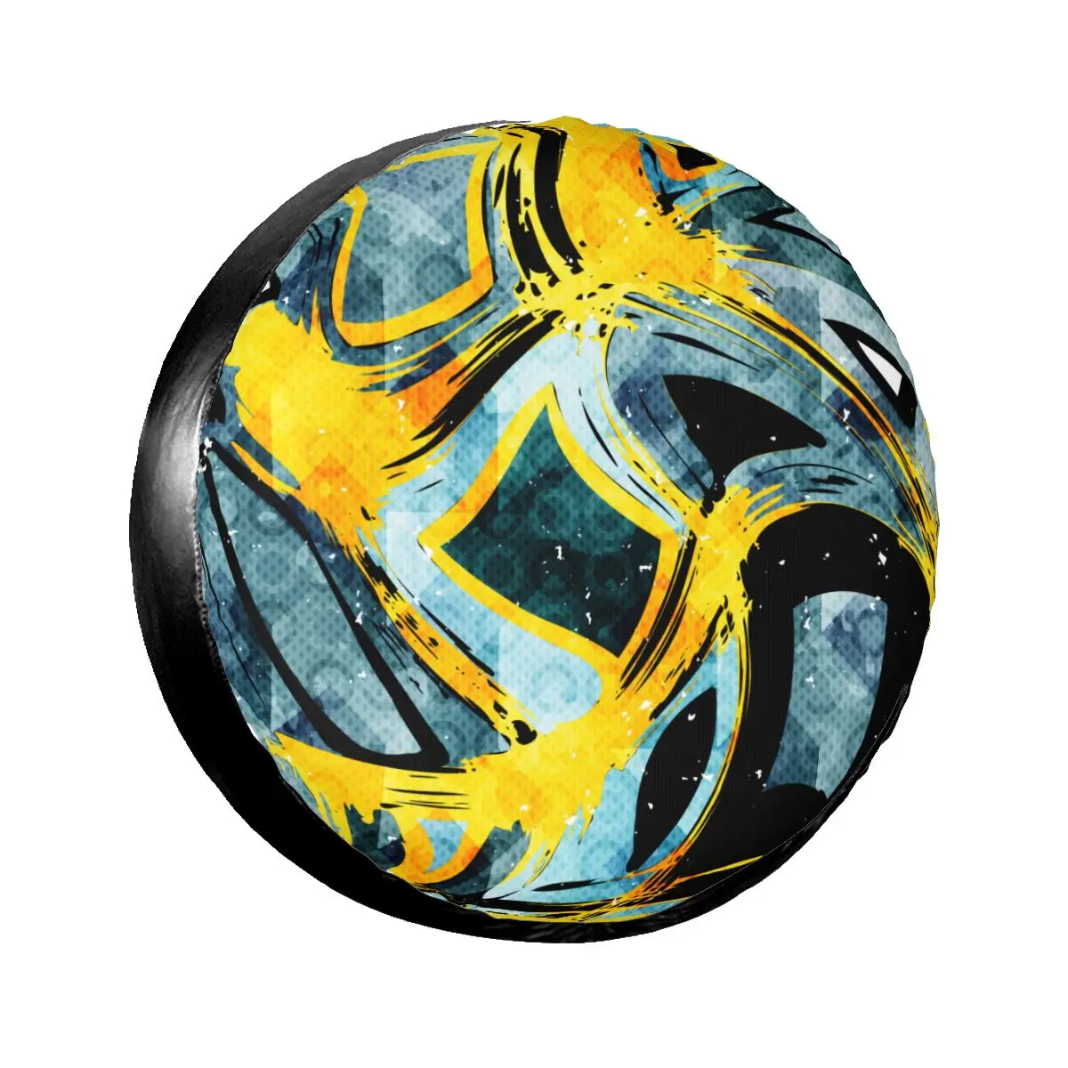 

Чехол для автомобильных запасных колес 1 шт., абстрактный Ретро чехол с геометрическим рисунком, черный белый и пастельный чехол из полиэсте...