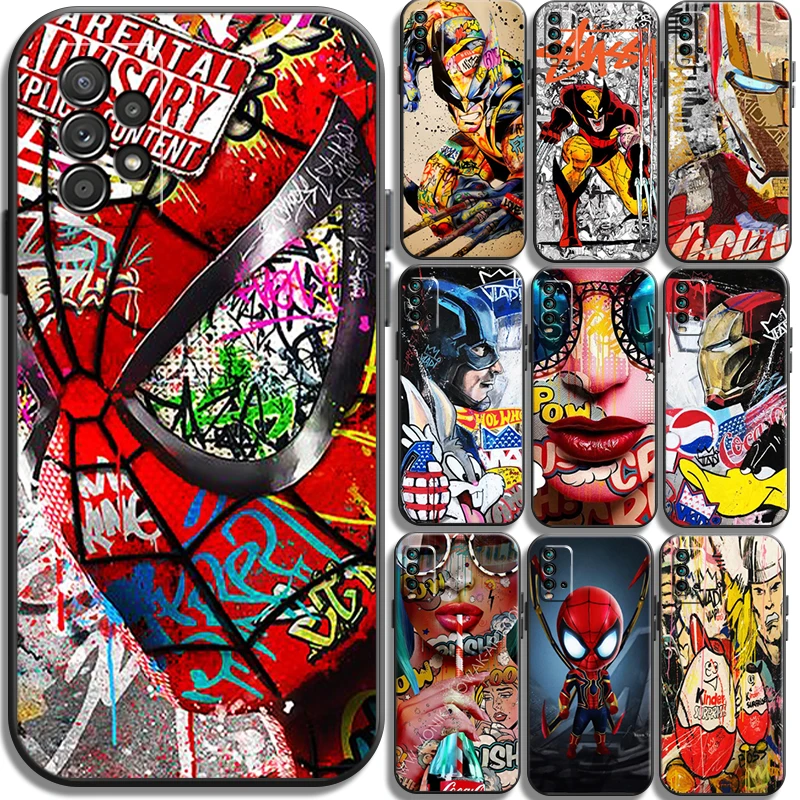 

Marvel Avengers Phone Cases For Xiaomi Redmi 9AT 9 9T 9A 9C Redmi Note 9 9 Pro 9S 9 Pro 5G Soft TPU Coque Back Cover Funda