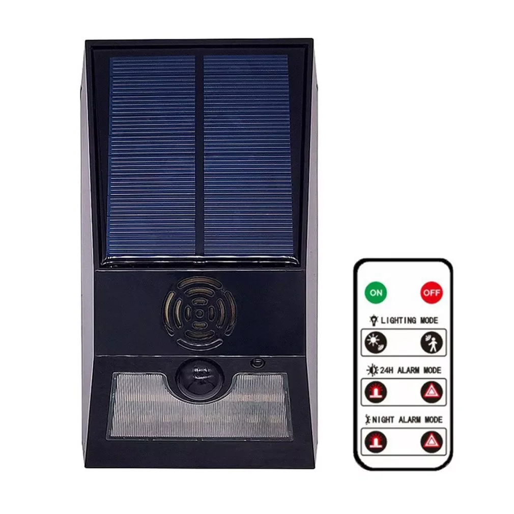 

Solar Wall Lamp Alarm Lamp Polycrystalline Silicon Solar Panel Long Life Night High Hardness Wear Resistance