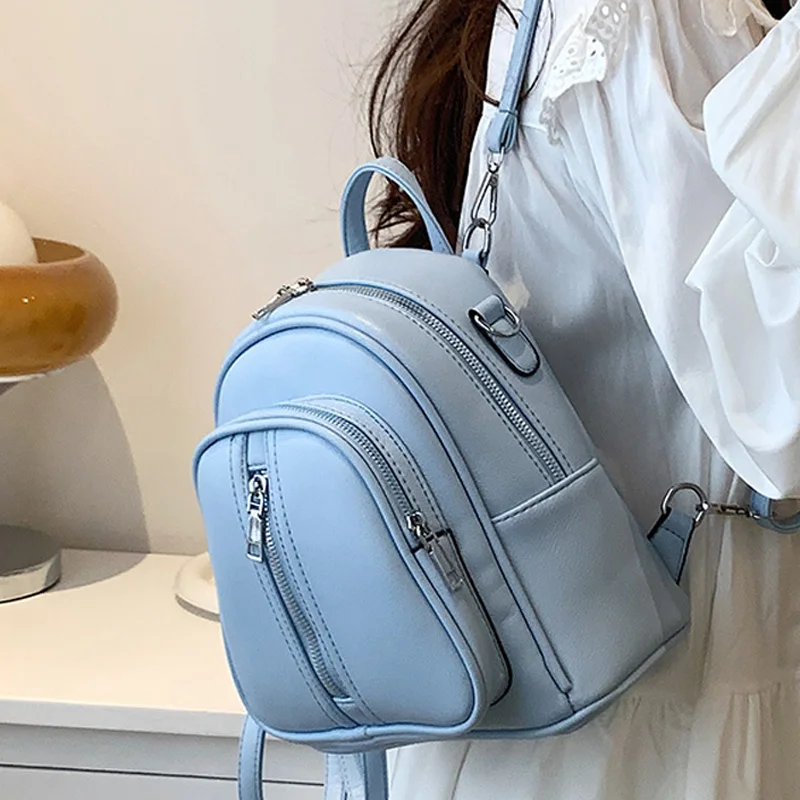 

Fashion Women's Backpack Kawaii Backpacks Cute Small School Bags for Teenage Girls 2022 Luxury Backpack Women Designer Leather