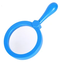 plastic handheld magnifier high grade optical lens magnifying glass reading plastic magnifying glass children kids