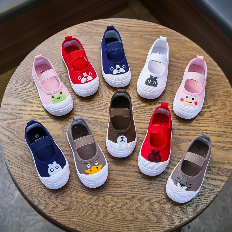 

Kids Shoes Girls Shoes Children Sneakers Cute Sweet Canvas Casual Sneakers Fashion Soft Flats for Baby Girls