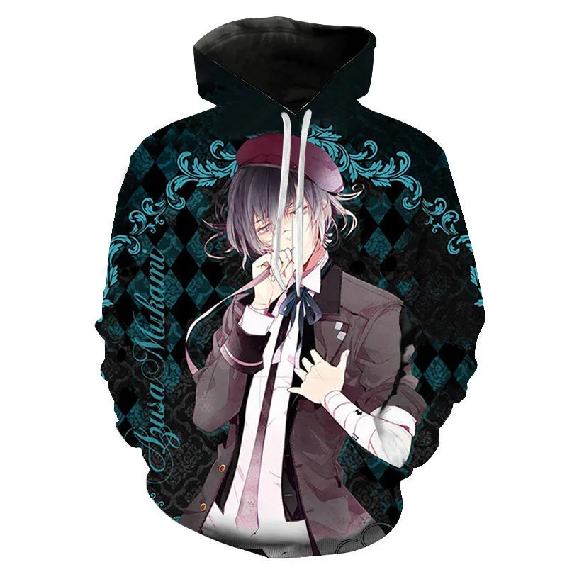 

Unisex Diabolik Lovers 3D Print Hoodies Anime Game Fashion Sweatshirt Men Women Oversiezed Hoodie Harajuku Hip Hop Pullover