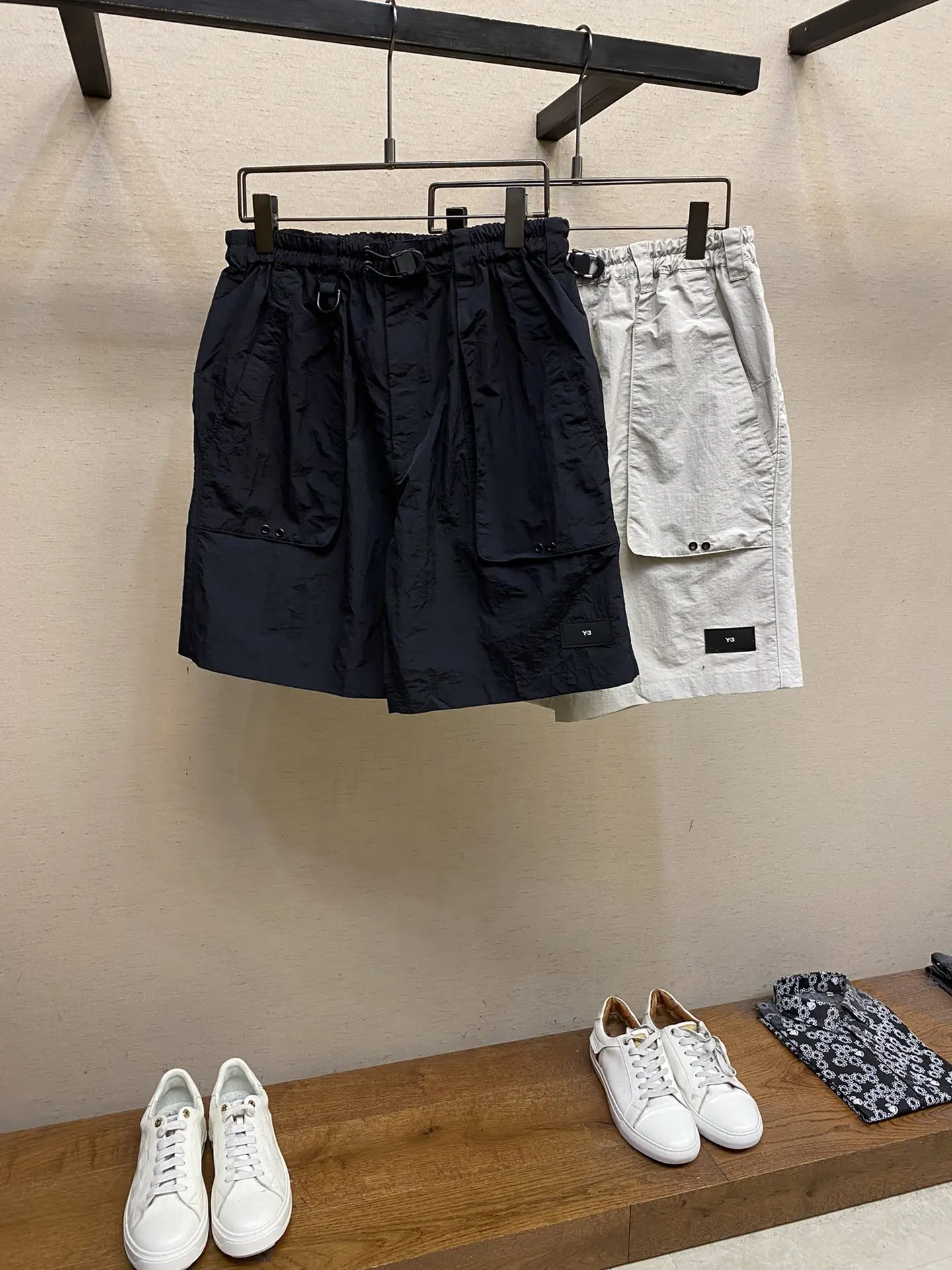 

2023 Y3 Yohji Yamamoto функциональные повседневные рабочие шорты на молнии с карманами мужские свободные спортивные шорты Y3