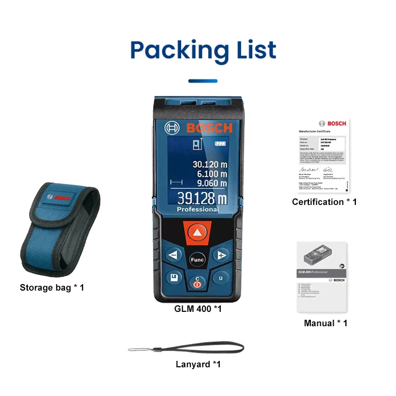 

Лазерный дальномер Bosch GLM 400