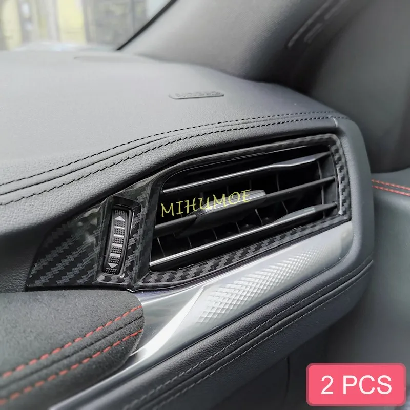 

Carbon Fiber Dashboard Side Air Vent Cover Trims For Ford Escape Kuga 2020 2021 2022