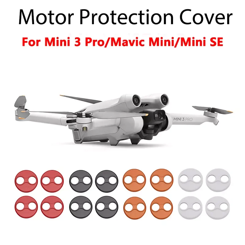 

4PCS DJI Mini 3 Pro Aluminium Motor Cover Cap Drone Dust-proof Engine Protector Guard Protective Accessory For DJI Mini 3 Pro