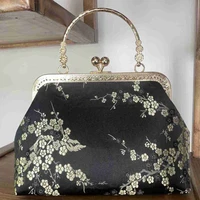 vintage shell lock flowers style women shoulder crossbody bags chain chic lady bag womens handbags purses