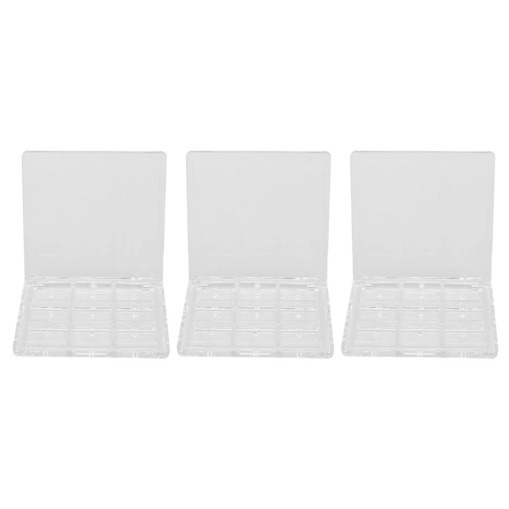 

3Pcs Eye Shadow Organizer Pan Empty Blush Storage Case Portable Eye Shadow Storage Tray