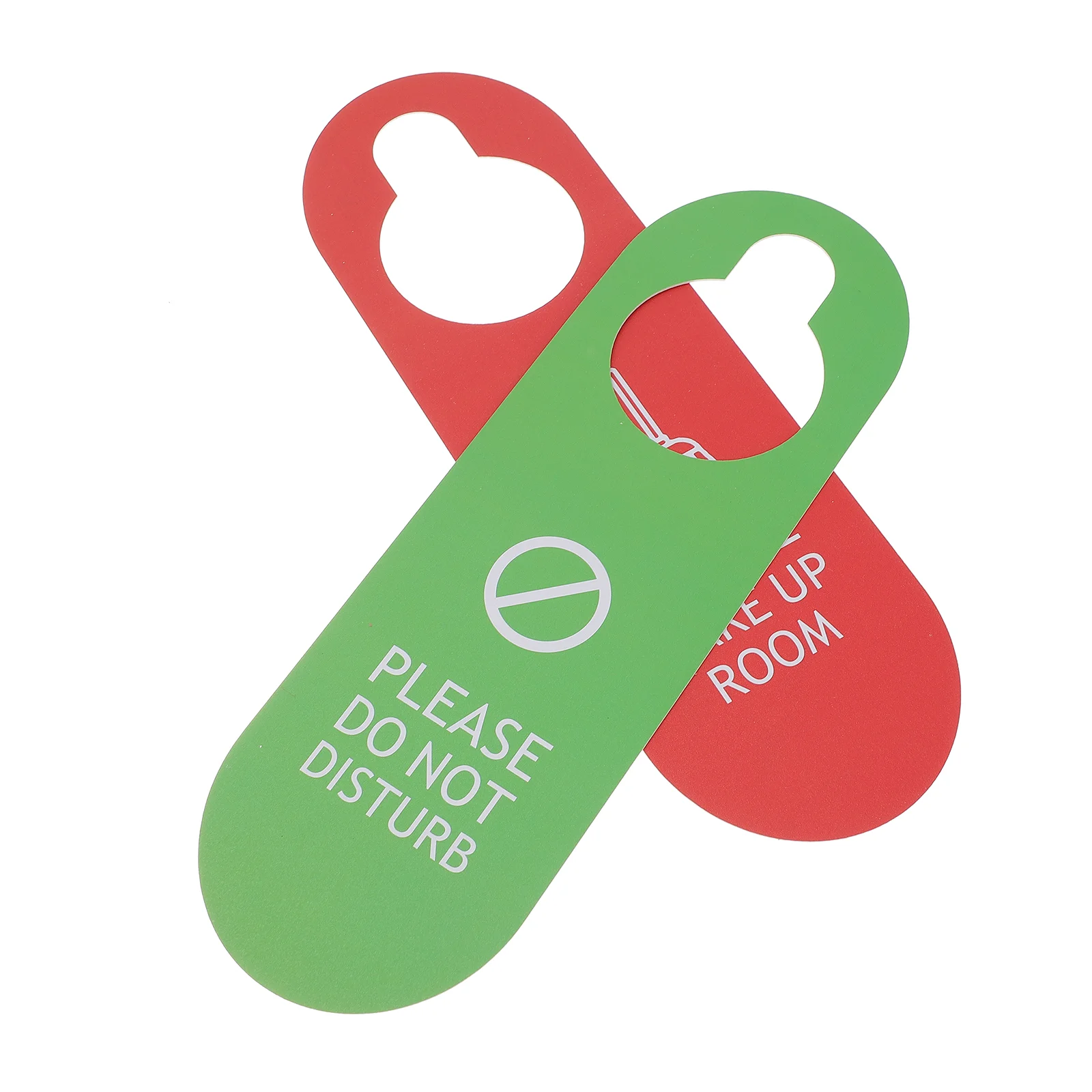 

2 Pcs Double Side Sign Labels Do Not Disturb Door Hangings Dress Rack Door Listing Make Room Door Hanger Double Side Door Sign