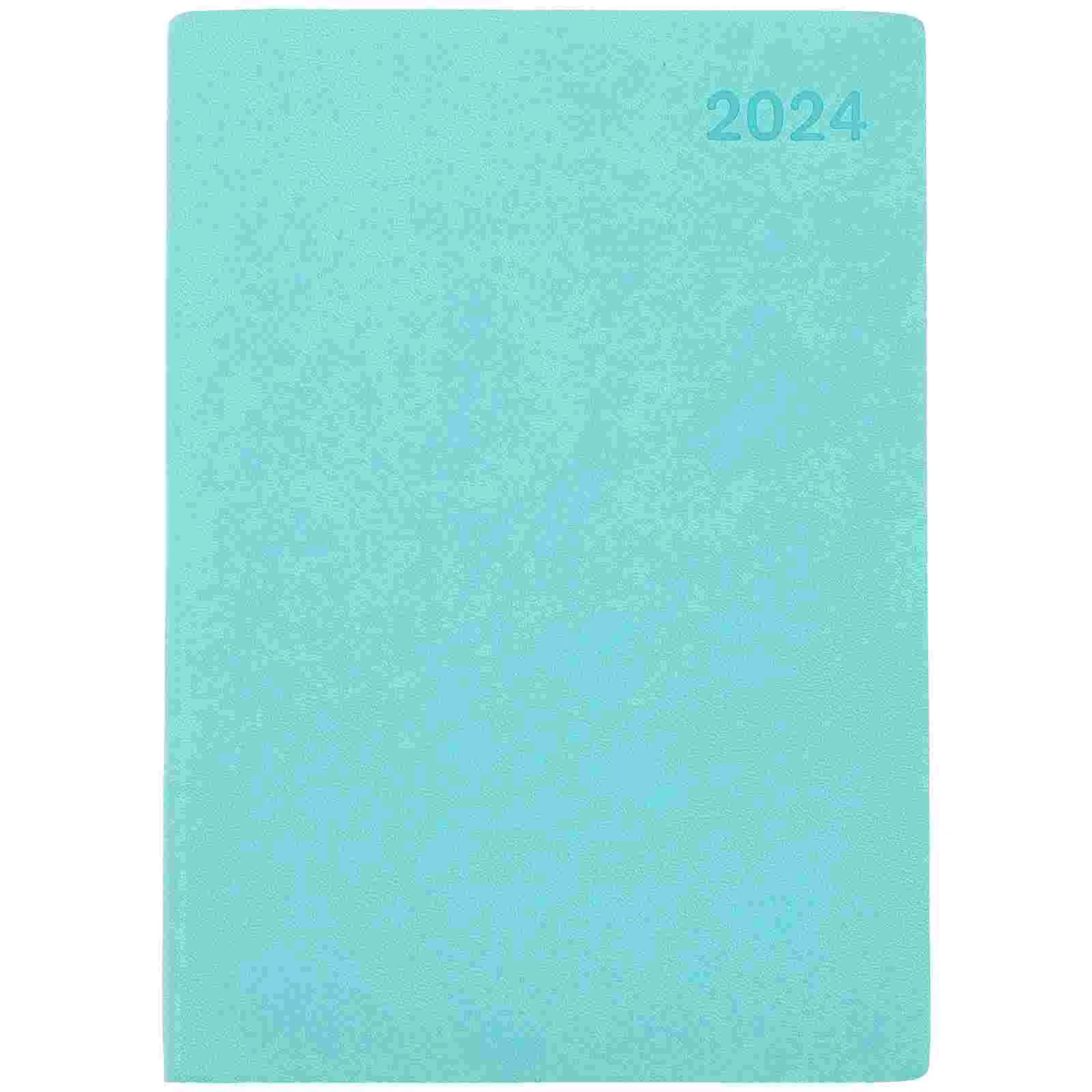 

2024 Agenda Book Office Accessory Office Calendar Convenient Academic Journal Daily Use Note Pads Notepad Work