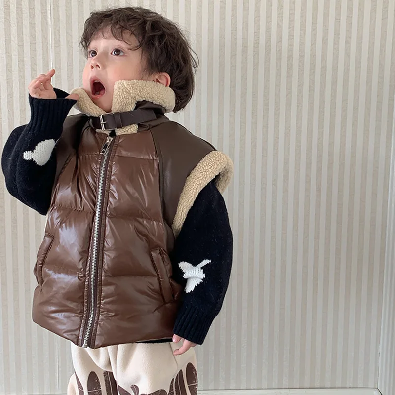 

2022 зимняя семейная парная пуховая безрукавка для мам и детей, плотная теплая безрукавка, верхняя одежда