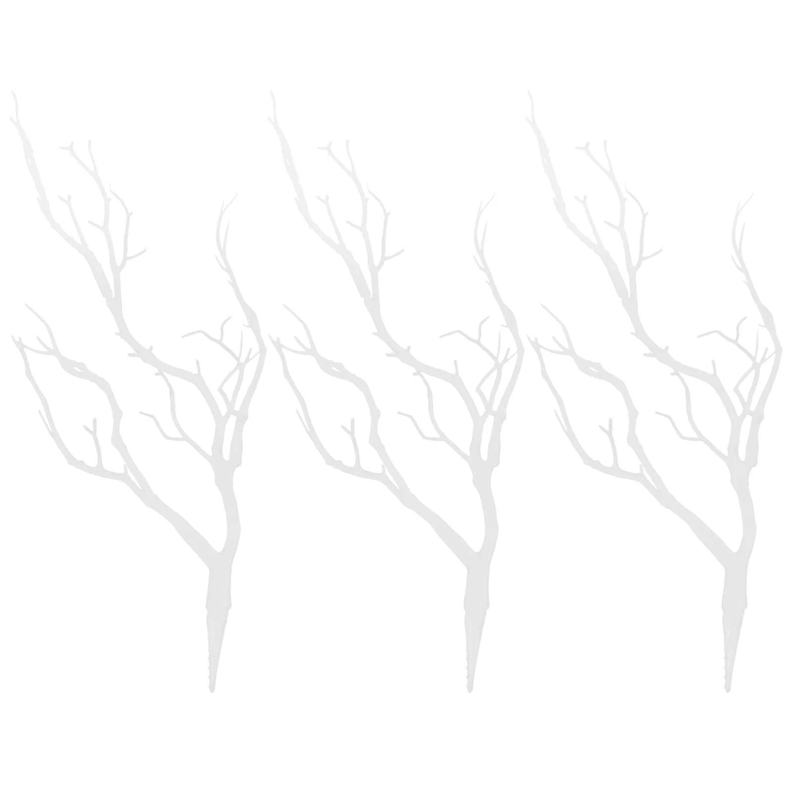 

Branch Artificial Fake Tree Plastic Branches Vase Picks Flower Stem Decoration Decor Antler Crafts White Filler Home Berry Diy