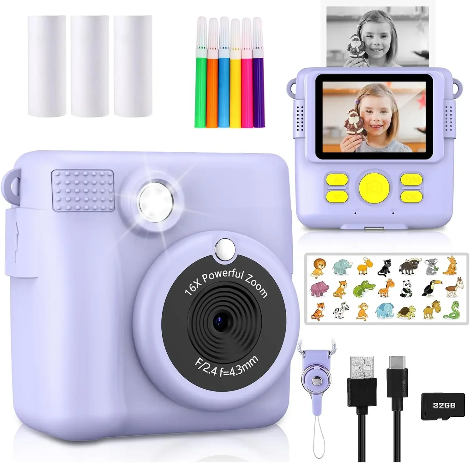 Камера мгновенной печати для детей