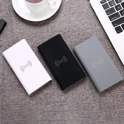 Новый портативный внешний аккумулятор Power Bank емкостью 20000 мАч, беспроводное зарядное устройство Qi PowerBank для iPhone X 8 Plus Samsung S10 S9 S8 Poverbank