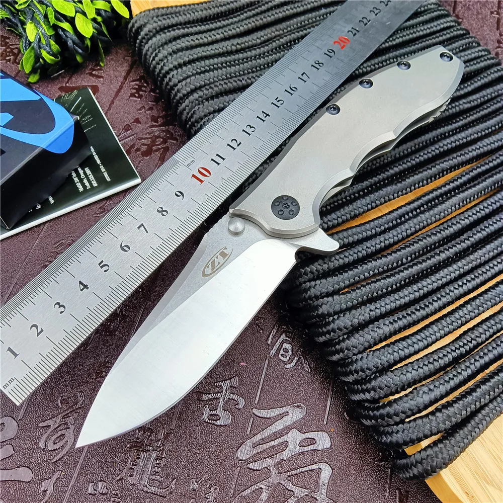 

Zero Tolerance ZT0562 Hinderer Folding Pocket Knife G10 /Titanium Alloy Handle Outdoor Tactical Jackknife Knife EDC Tools