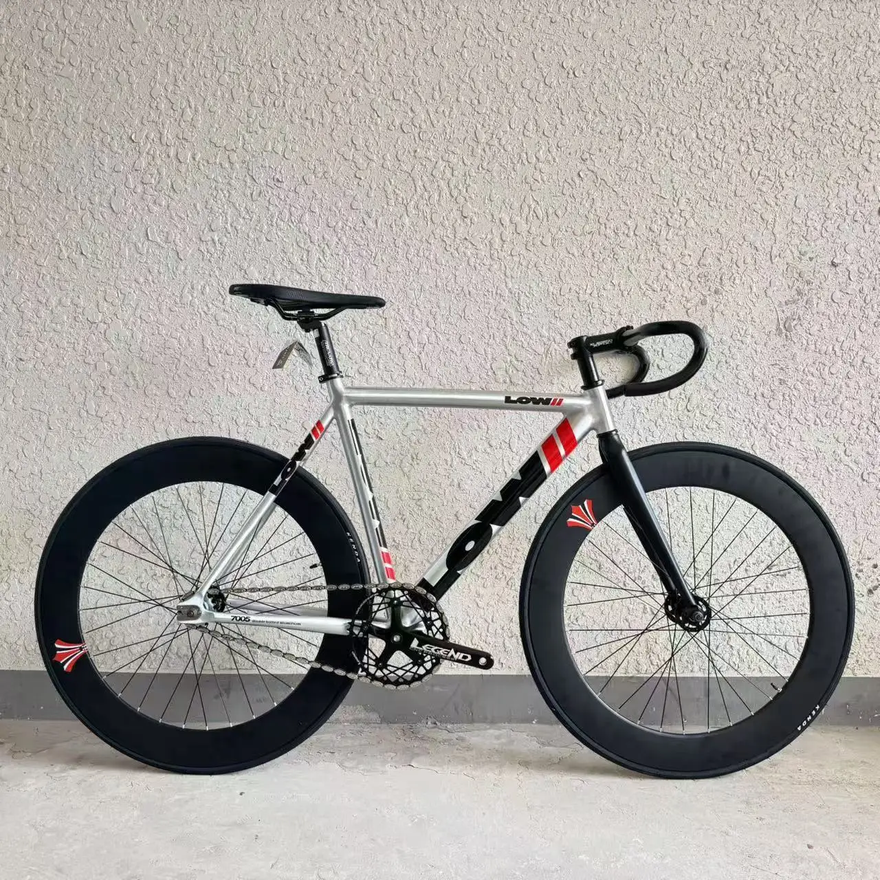 535558 см велосипедная рама из алюминиевого сплава и передняя вилка Fixie Bike с фиксированной передачей велосипед 49T Spider Chianwheel 70 мм обод из алюминиевого сплава (art.: 3920d3ff9aac2) - 3920d3ff9aac2